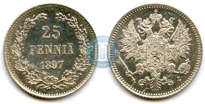 Фото 25 пенни 1897 года L 