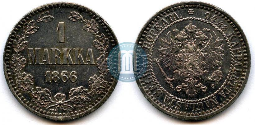 Фото 1 марка 1866 года S 