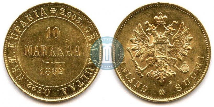 Picture 10 markkaa 1882 year S 