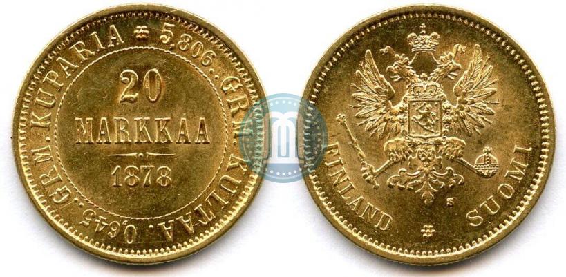 Picture 20 markkaa 1878 year S 