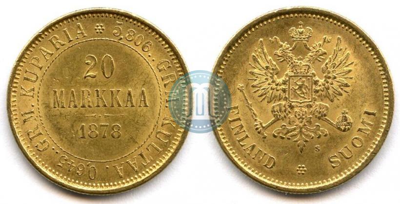 Picture 20 markkaa 1878 year S 