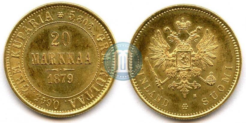 Picture 20 markkaa 1879 year S 