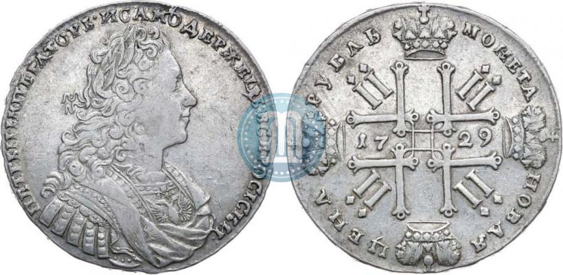 Picture 1 rouble 1729 year  "Type of 1728"
