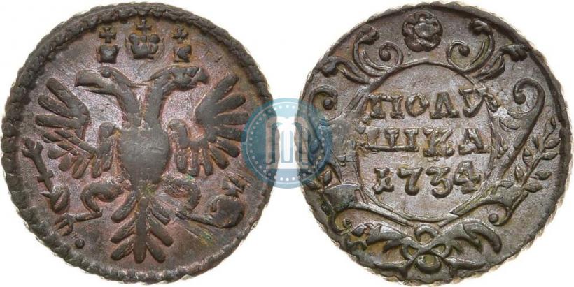 Picture Polushka 1734 year  