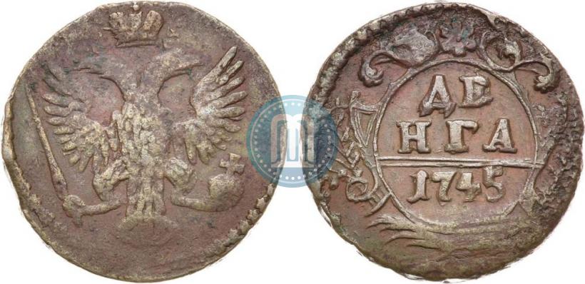 Фото Денга 1745 года  