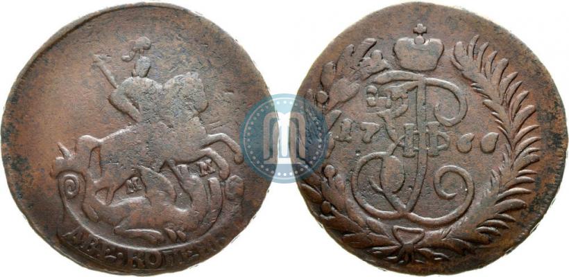 Picture 2 kopecks 1766 year ММ 