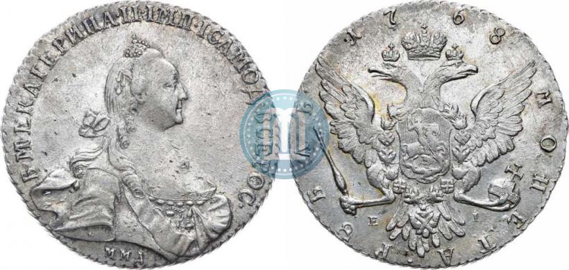 Picture 1 rouble 1768 year ММД-EI 