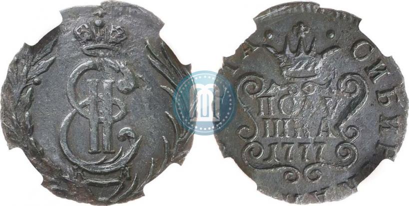 Фото Полушка 1777 года КМ 