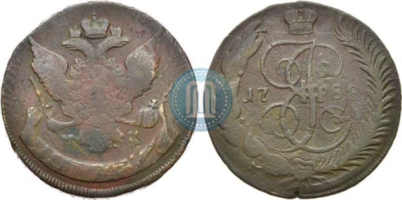 Picture 5 kopecks 1788 year ММ 