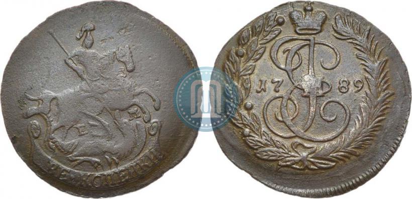 Picture 2 kopecks 1789 year ЕМ 