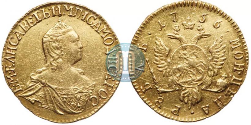 Picture 1 rouble 1756 year  