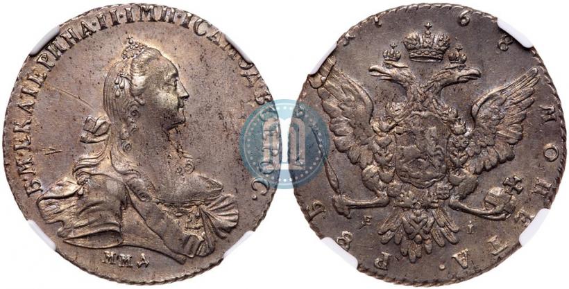 Picture 1 rouble 1768 year ММД-EI 
