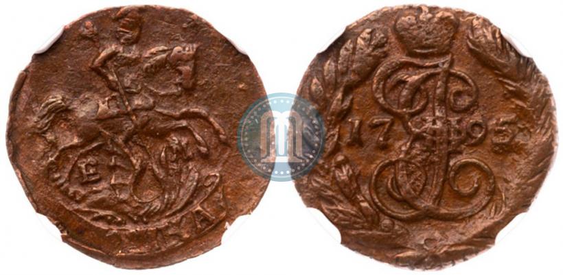 Фото Полушка 1795 года ЕМ 