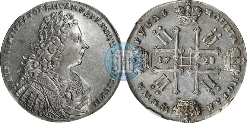 Picture 1 rouble 1728 year  "Type of 1728"