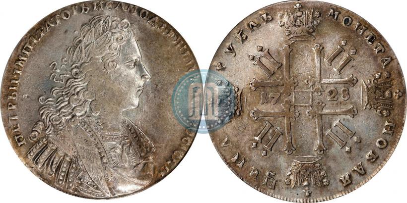 Picture 1 rouble 1728 year  "Type of 1728"