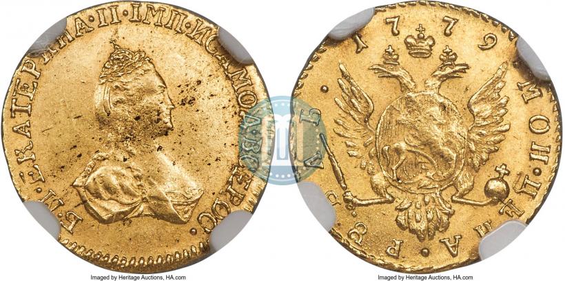 Picture 1 rouble 1779 year  