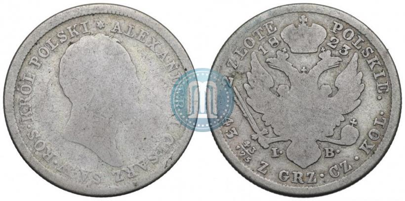Picture 2 złote 1823 year IB 