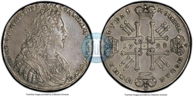 Picture 1 rouble 1728 year  "Type of 1728"