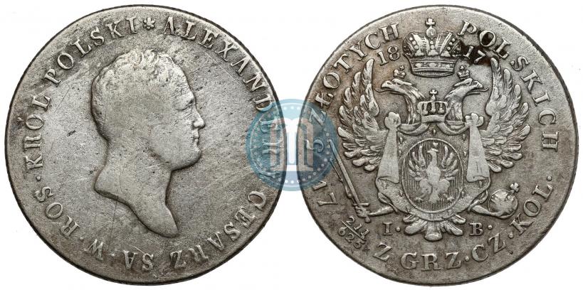 Picture 5 złotych 1817 year IB 