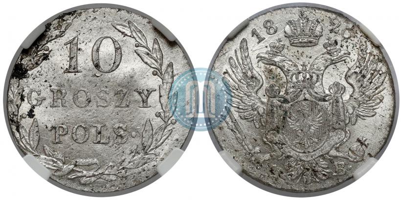 Picture 10 groszy 1826 year IB 