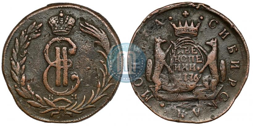 Picture 2 kopecks 1776 year КМ 