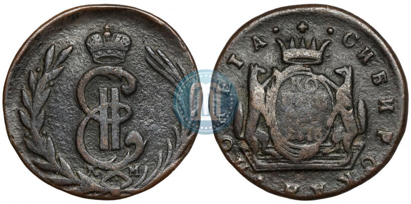 Picture 1 kopeck 1776 year КМ 