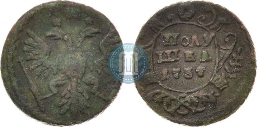 Фото Полушка 1737 года  