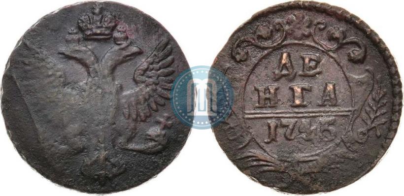 Фото Денга 1745 года  