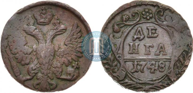 Фото Денга 1748 года  