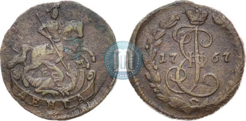 Фото Денга 1767 года ЕМ 