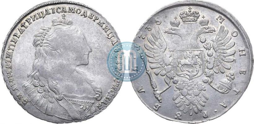 Picture 1 rouble 1735 year  