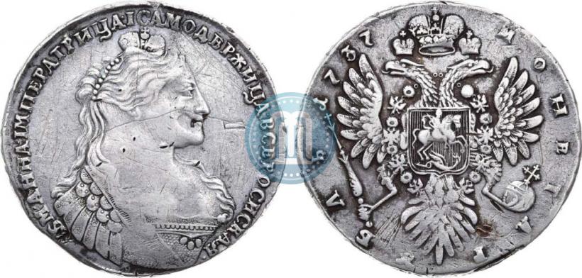 Picture 1 rouble 1737 year  "Type of 1735"