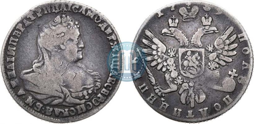 Фото Полуполтинник 1739 года  