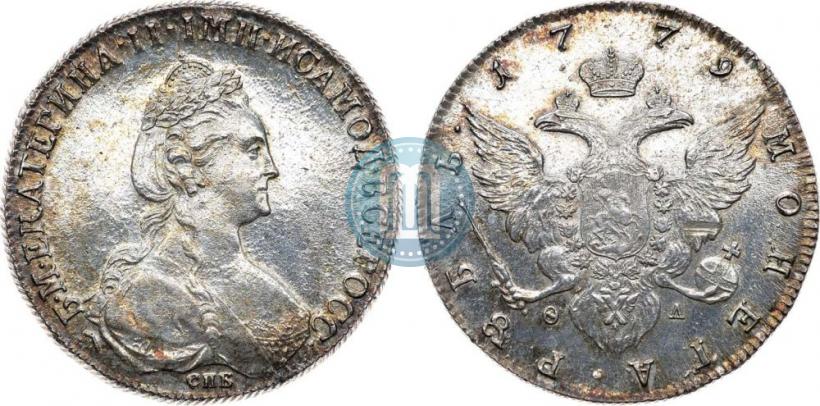 Picture 1 rouble 1779 year СПБ-ФЛ 
