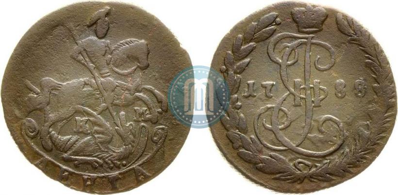 Фото Денга 1788 года КМ 