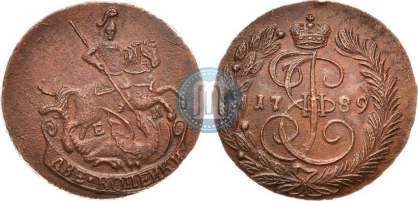 Фото 2 копейки 1789 года ЕМ 