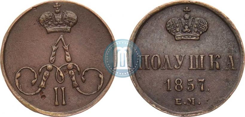 Picture Polushka 1857 year ЕМ 