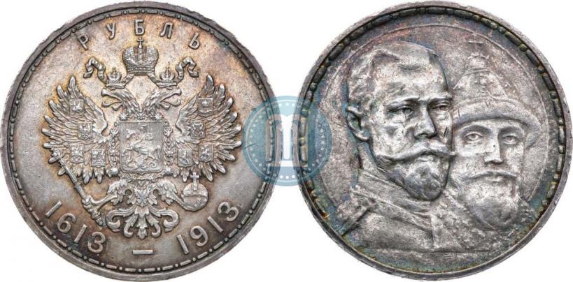 Picture 1 rouble 1913 year (ВС) "In commemoration of tercentenary of Romanov's dynasty"
