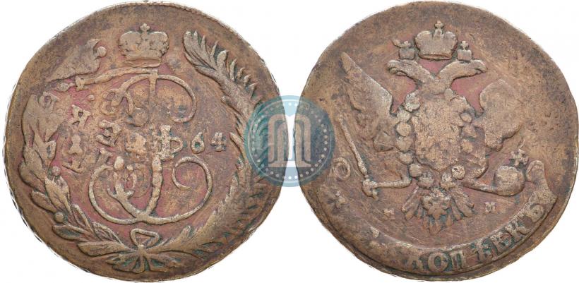 Picture 5 kopecks 1764 year ММ 
