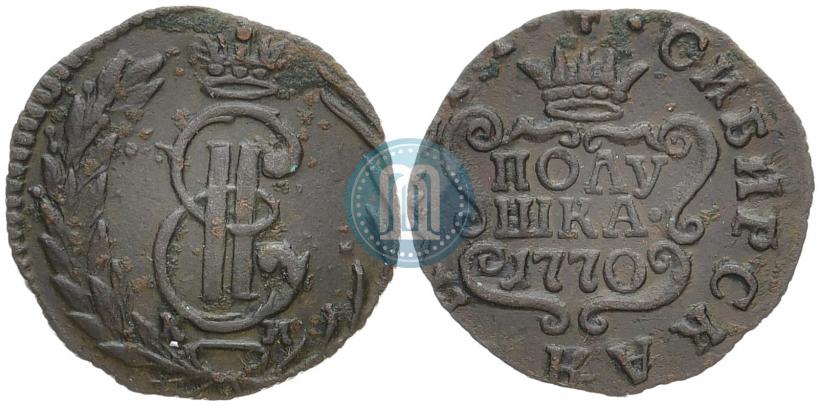 Фото Полушка 1770 года КМ 