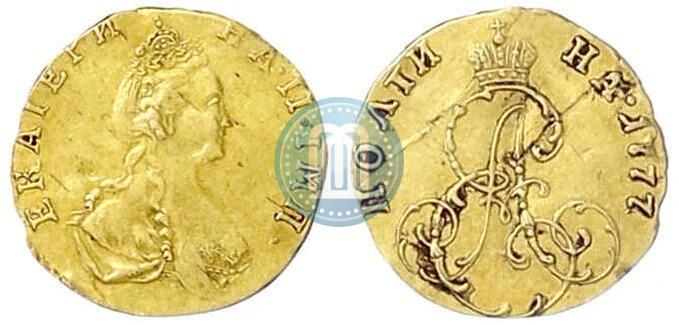Фото Полтина 1777 года  