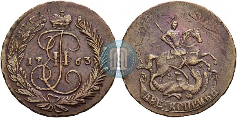 Picture 2 kopecks 1763 year ММ 