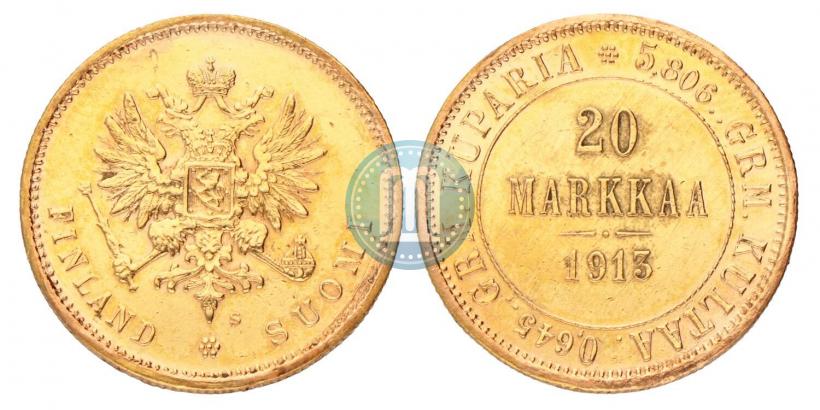 Picture 20 markkaa 1913 year S 