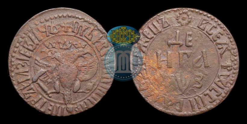 Фото Денга 1707 года  