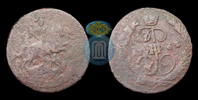 Фото 1 копейка 1764 года ММ 
