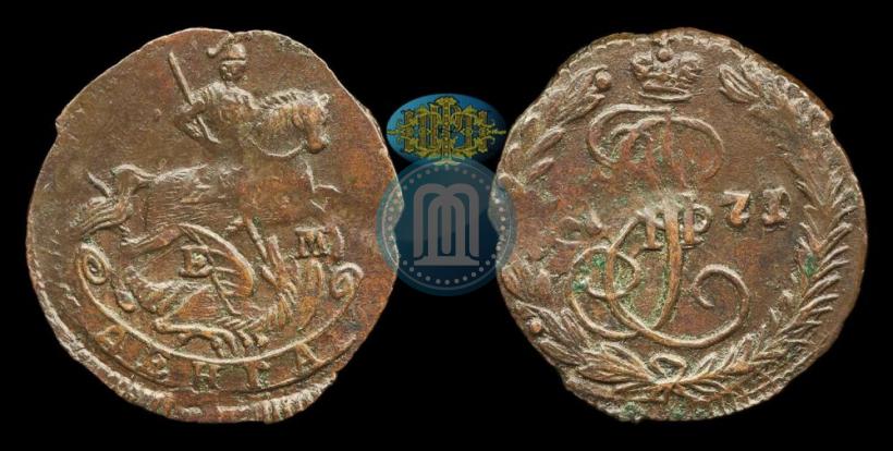 Фото Денга 1771 года ЕМ 
