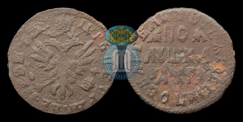 Фото Полушка 1713 года  