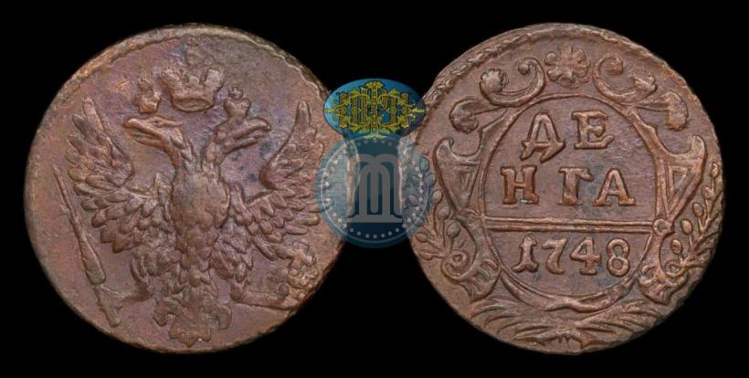Фото Денга 1748 года  