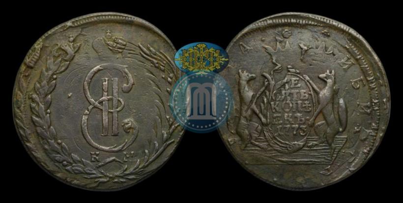 Picture 10 kopecks 1773 year КМ 