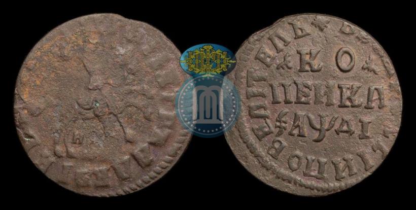 Фото 1 копейка 1714 года НД 